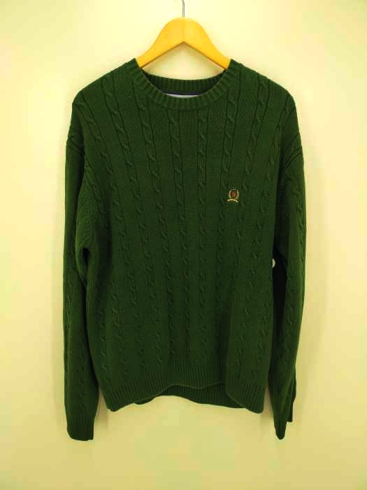 TOMMY HILFIGER（トミーヒルフィガー） コットンケーブルニット メンズ トップス