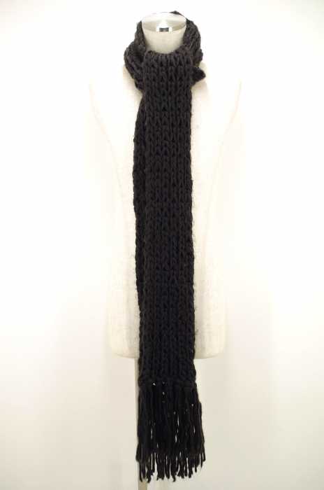 BARK TANNAGE （バークタンネイジ） ハンドKnitロングマフラー メンズ ファッション雑貨