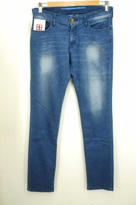 LANVIN en Bleu （ランバンオンブルー） ウォッシュ加工ダメージデニムパンツ メンズ パンツ