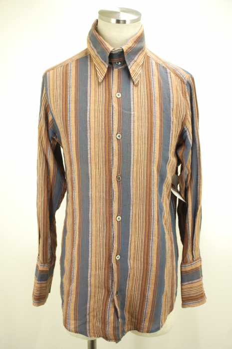 Paul Smith LONDON （ポールスミスロンドン） コットン総柄カッタウェイシャツ メンズ トップス