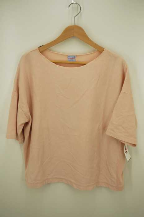 Champion (チャンピオン) リバース ウィーブ 3/4 スリーブボート ネック Tシャツ レディース トップス