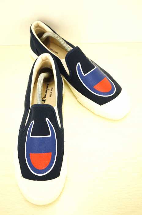 Champion （チャンピオン） ロゴプリント キャンバススリッポン メンズ シューズ