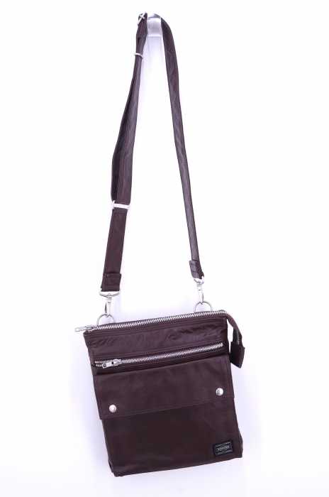 ポーター　ショルダーバッグ　フェイクレザー PORTER （ポーター） フェイクレザーショルダーバッグ メンズ