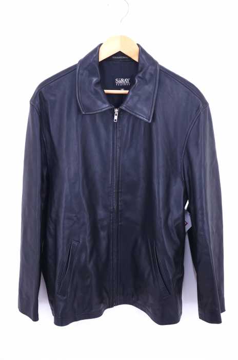 USED古着  （ユーズドフルギ） SaRAY Leather オーストラリア製 レザースイングトップ メンズ アウター