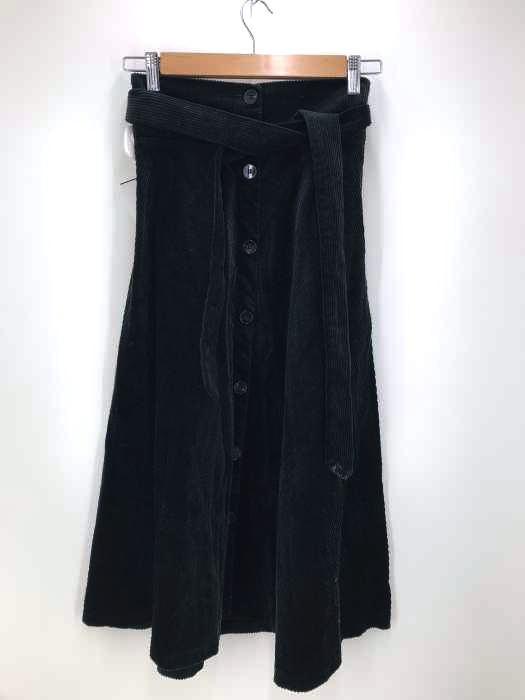 ZARA WOMAN（ザラ ウーマン） ベルテッドコーデュロイ巻きスカート レディース スカート