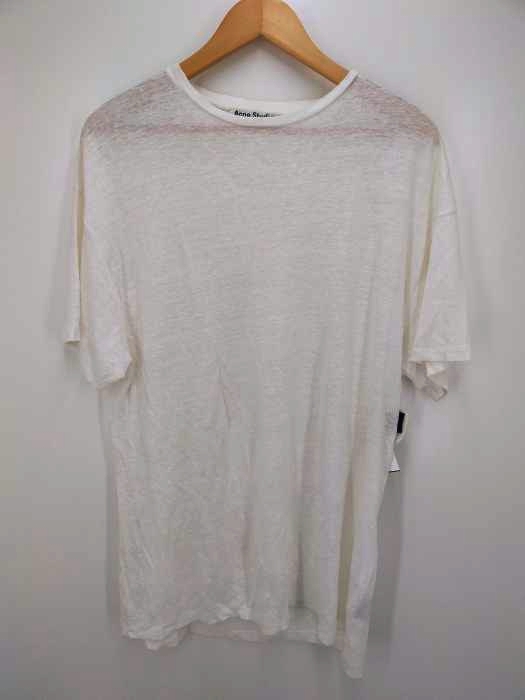 ACNE STUDIOS(アクネストゥディオズ) リネン クルーネックTシャツ メンズ トップス