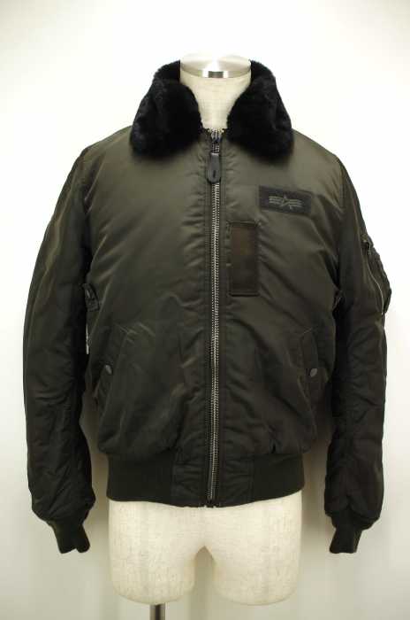 ALPHA INDUSTRIES （アルファインダストリーズ） ファー付きフライトジャケット ブルゾン メンズ アウター