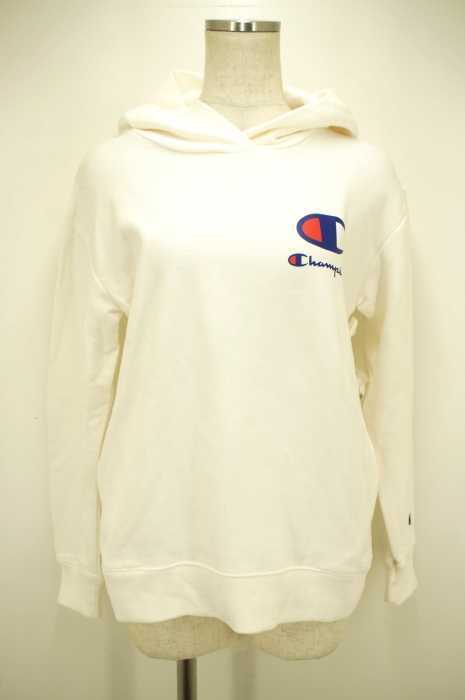 Champion （チャンピオン） ロゴプリントスウェットプルオーバーパーカー レディース トップス