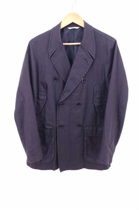 Paul Smith COLLECTION（ポールスミスコレクション） コットン×リネン ダブルボタンロングテーラードジャケット メンズ アウター