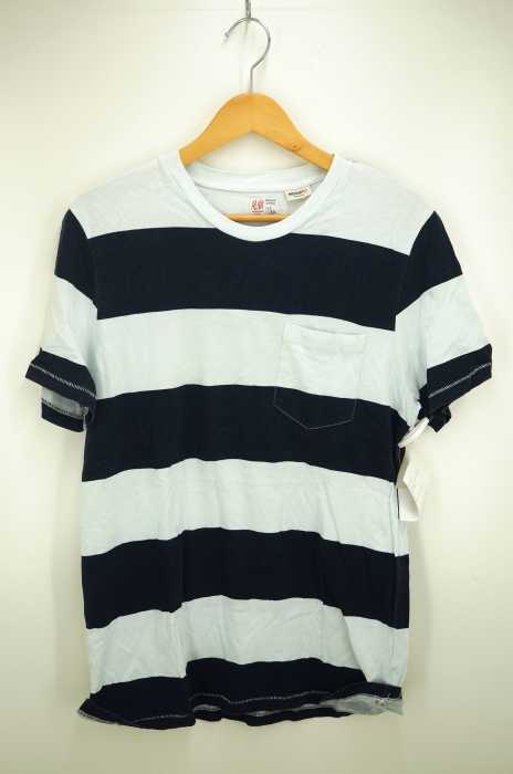 m.nii（エムニーイ） ボーダークルーネックポケTee メンズ トップス