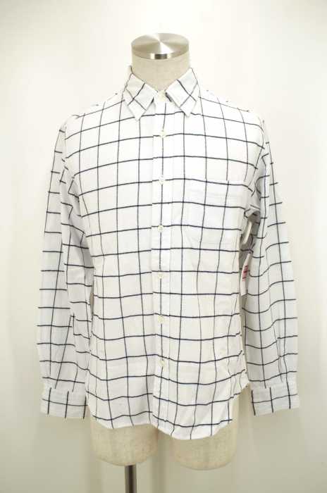 :A day in the life UNITED ARROWS （ユナイテッドアローズ） チェック柄起毛加工シャツ メンズ トップス