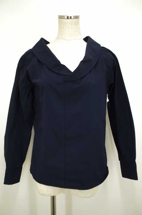 IENA SLOBE (イエナスローブ) 16AW ニュアンスショールカラーブラウス レディース トップス