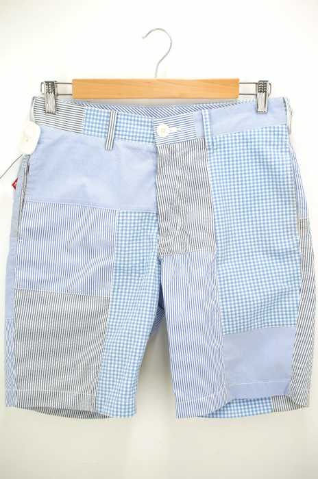 BEAMS （ビームス） クレイジーパターンチェック柄シアサッカーショートパンツ メンズ パンツ