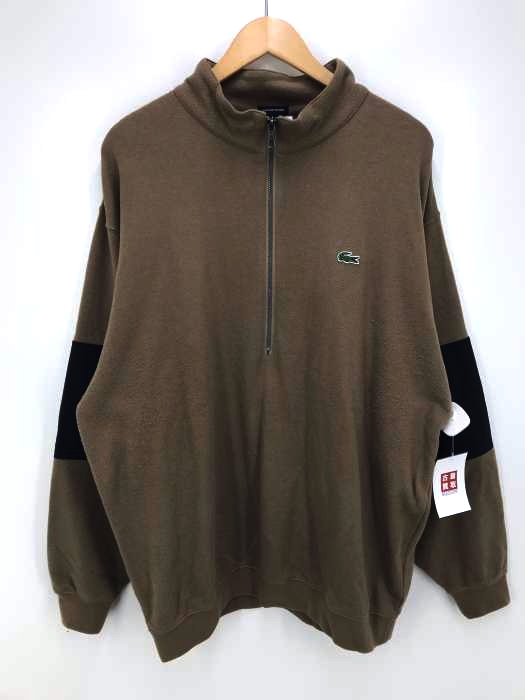 LACOSTE（ラコステ） HALF ZIP PULLOVER 鹿の子 ハーフジッププルオーバー メンズ トップス