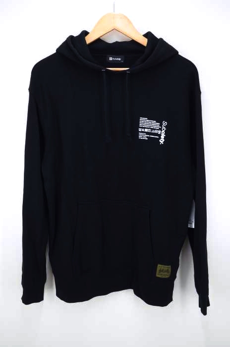 Subciety（サブサエティ） ロゴプリント プルオーバーフーディ メンズ トップス