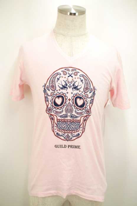 GUILD PRIME（ギルドプライム） ペイズリーメキシカンスカルTシャツ メンズ トップス
