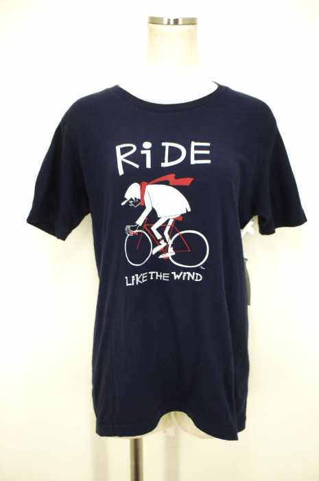 BEAMS (ビームス) RIDE SHORT SLEEVE プリントTシャツ レディース トップス