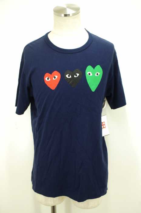 PLAY COMME des GARCONS （プレイコムデギャルソン） 3カラーハート メンズ トップス