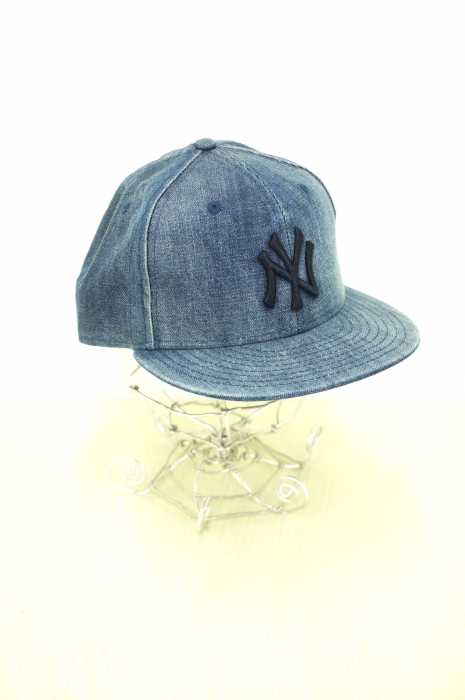 NEW ERA （ニューエラ） 6パネル NY刺繍 ウォッシュドデニム メンズ 帽子