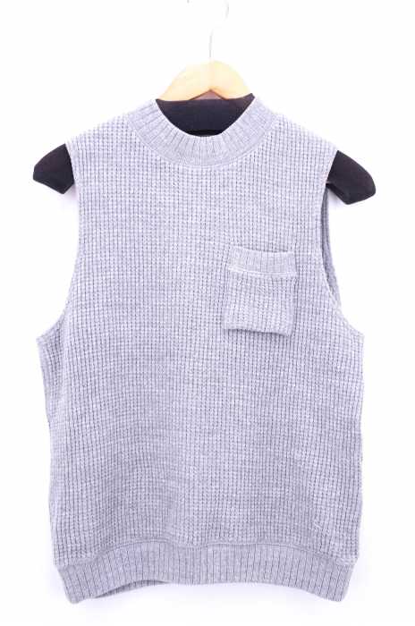 Jackman（ジャックマン） Waffle Vest  ワッフル モックネック ベスト メンズ トップス
