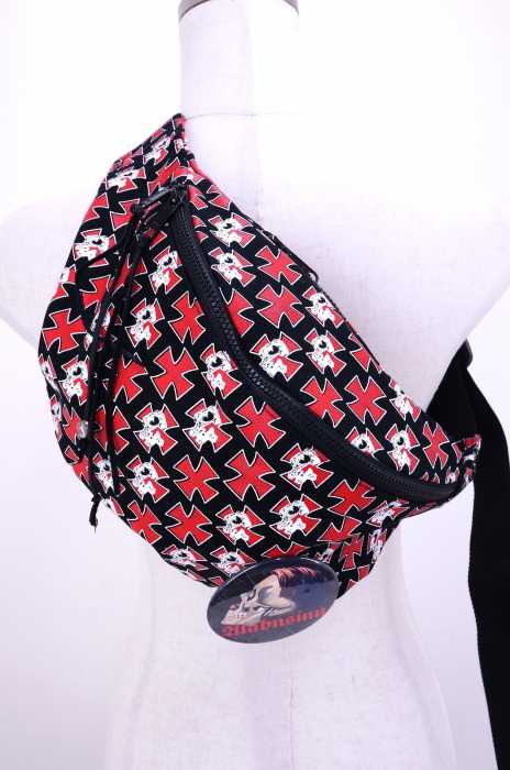 HIRO（ヒロ） SK8 WASTE BAG IRON CROSS メンズ バッグ