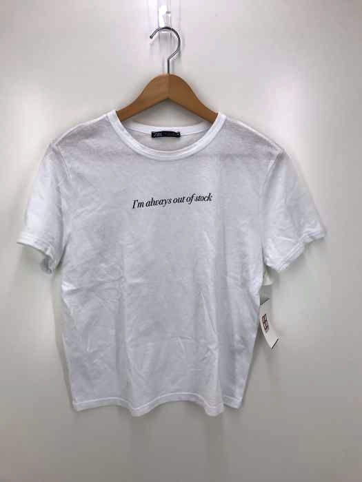 ZARA（ザラ） 袖デザインクルーネックカットソー レディース トップス