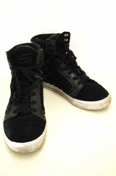 SUPRA （スープラ） MUSKA001 レザースウェードハイカットスニーカー メンズ シューズ