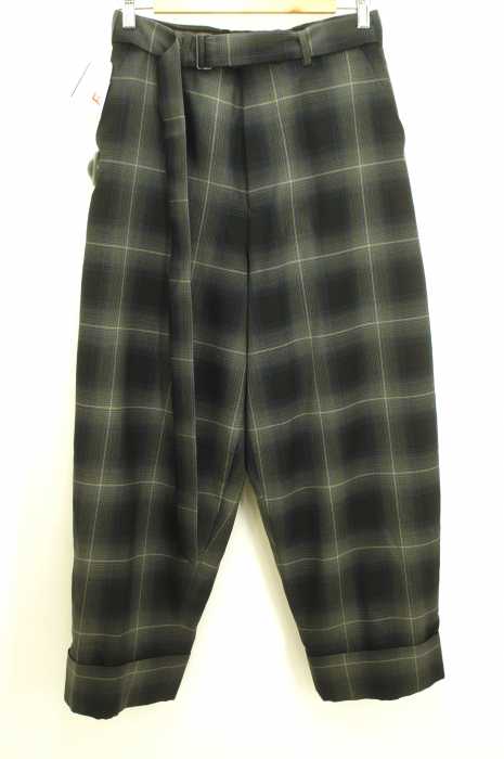 LAD MUSICIAN （ラッドミュージシャン） BELTED WIDE SLACKS メンズ パンツ