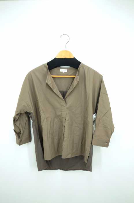 MACKINTOSH PHILOSOPHY （マッキントッシュフィロソフィー） 【ウォッシャブル】ブロードコンビバンドカラープルオーバー レディース トップス