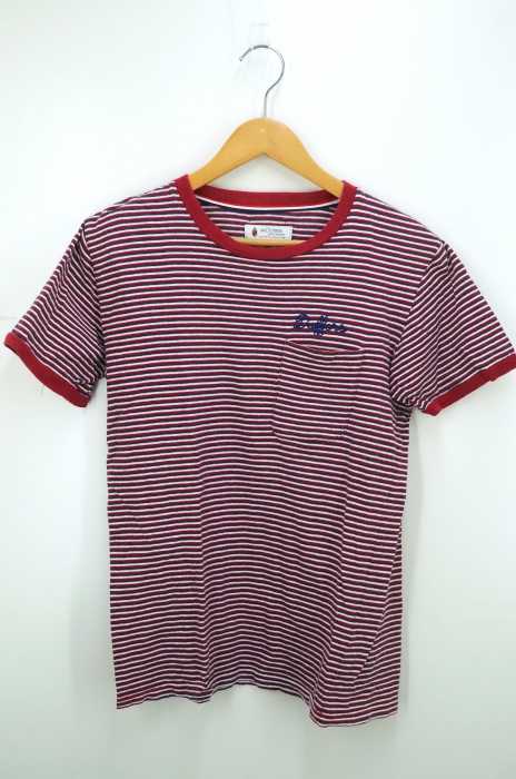 The DUFFER of ST.GEORGE(ザダファーオブセントジョージ) ボーダークルーネックシャツ メンズ トップス