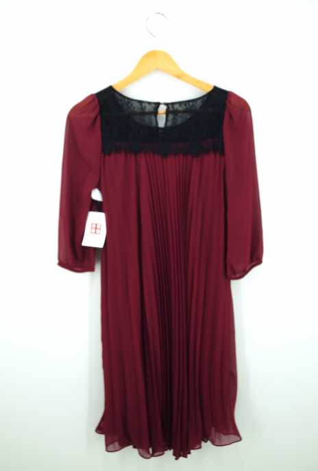 CEST LAVIE（セラヴィ） レース切替 プリーツ ワンピース レディース ワンピース