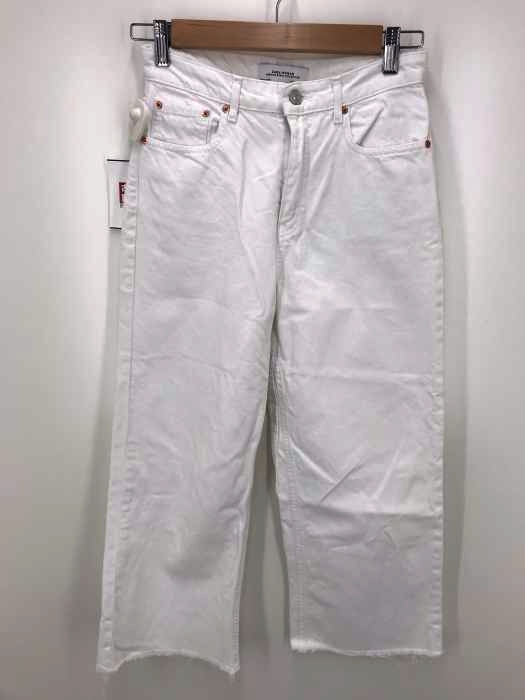 ZARA WOMAN(ザラ ウーマン) カットオフワイドデニムパンツ レディース パンツ
