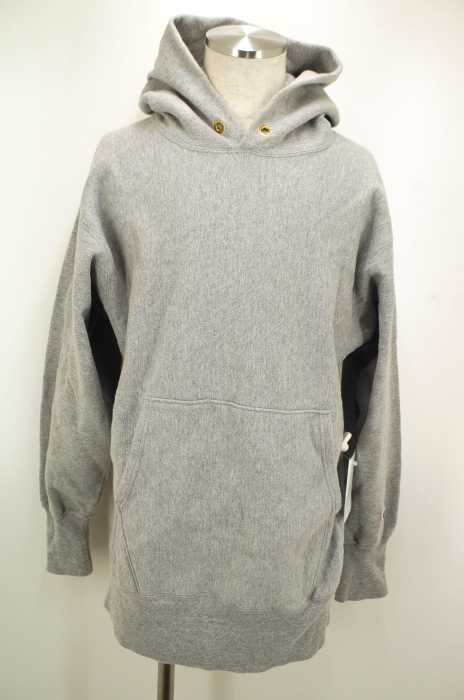 Champion (チャンピオン) 復刻黄単タグ REVERSE WEAVE サイドリブスウェットパーカー メンズ トップス