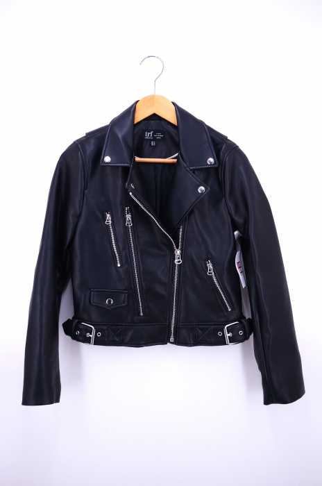 ZARA TRF （ザラティーアールエフ） レザーダブルライダースジャケット レディース アウター