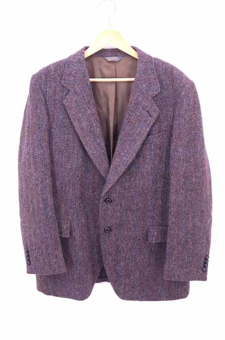 Harris Tweed（ハリスツイード） 80s KUPP オーバーサイズ ミックスツイードテーラードジャケット メンズ アウター