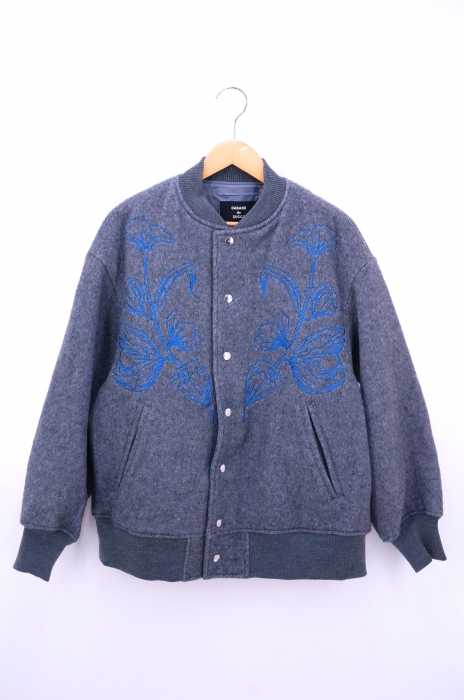 ZUCCA オーバーサイズスタジャン ZUCCa（ズッカ） 比翼スナップボタン