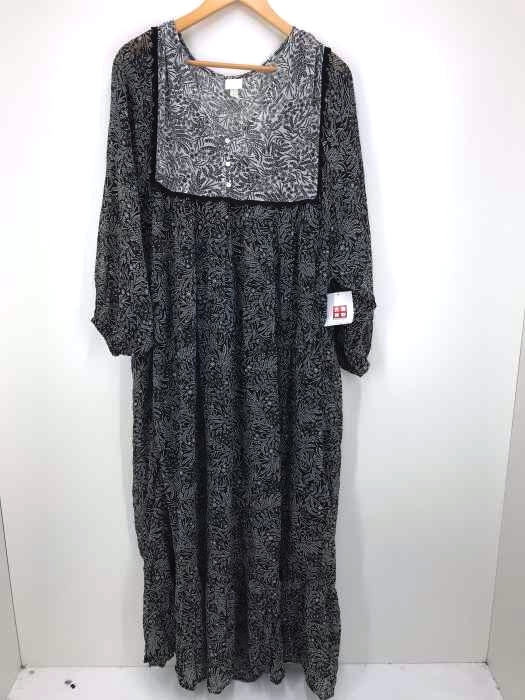 H&M（エイチアンドエム） ビックシルエット総柄ワンピース レディース ワンピース