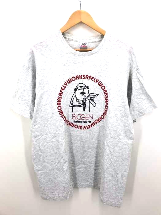 FRUIT OF THE LOOM(フルーツオブザルーム) クルーネック プリントTシャツ メンズ トップス