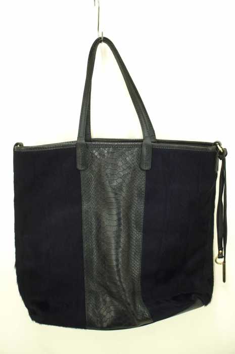 GIANNI CHIARINI（ジャンニキャリーニ） ハラコ切替 メンズ バッグ