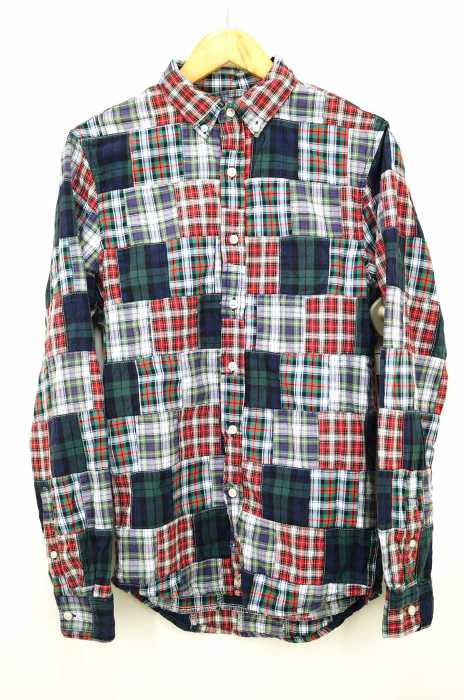 DENIM & SUPPLY RALPH LAUREN （デニムアンドサプライ ラルフローレン） パッチワークボタンダウンシャツ メンズ トップス