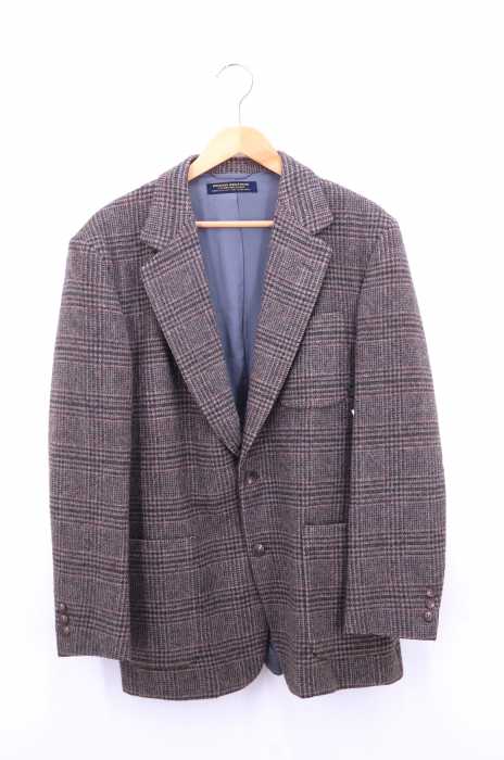 BROOKS BROTHERS（ブルックスブラザーズ） グレンチェック柄  ウールテーラードジャケット メンズ アウター