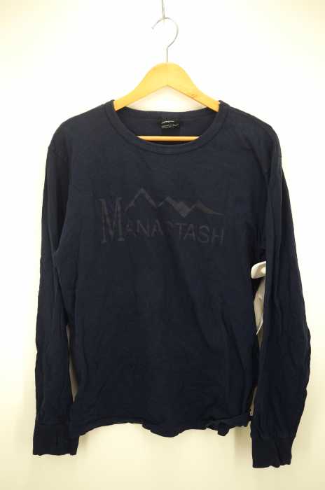 MANASTASH（マナスタッシュ） ロゴプリントクルーネックロンT メンズ トップス