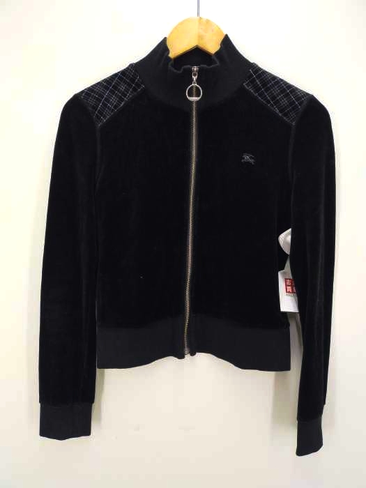 BURBERRY BLUE LABEL（バーバリーブルーレーベル） ベロアジップアップトラックジャケット レディース アウター