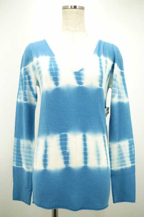 AZUL by moussy （アズールバイマウジー） ムラ染めVネックセーター レディース トップス