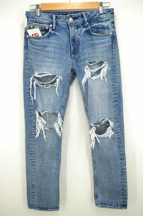 RODEO CROWNS （ロデオクラウンズ） Standard One ハードクラッシュストレートデニムパンツ レディース パンツ
