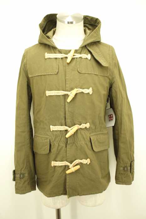 Sandinista (サンディニスタ) コットンフーデッドショートダッフルコート メンズ アウター