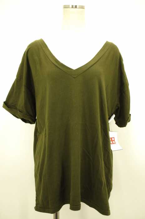 SLY（スライ） 15SP ROLL UP Vネック カットソー レディース トップス
