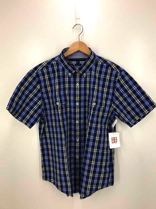 TOMMY HILFIGER(トミーヒルフィガー) 胸ポケットボタンダウン半袖チェックシャツ メンズ トップス