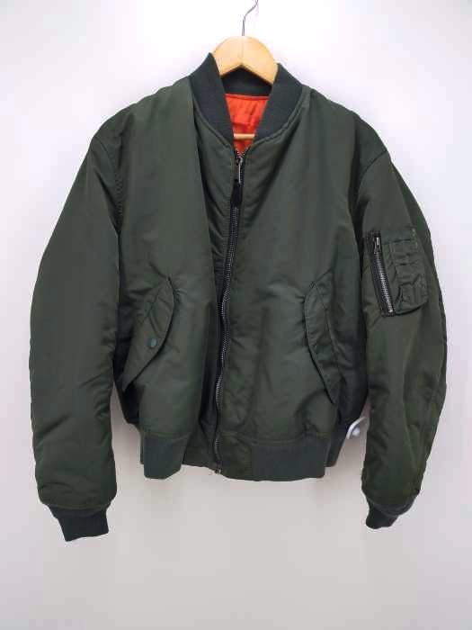 USED古着(ユーズドフルギ) USA製 IDEALジップ MA-1 MIL-J-82790J メンズ アウター