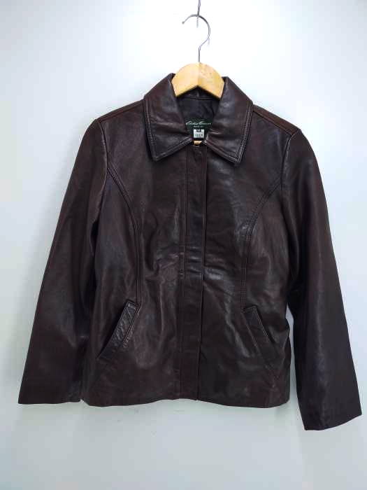 Eddie Bauer（エディーバウアー） 羊革 レザージャケット レディース アウター